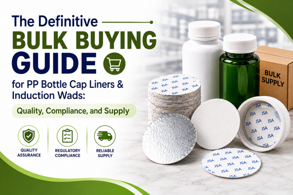 The Definitive Bulk Buying Guide for PP Bottle Cap Liners & Induction Wads Quality, Compliance, and Supply