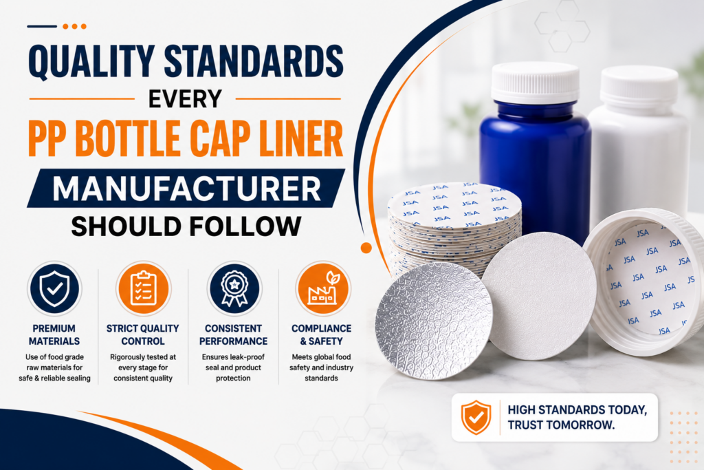 Quality Standards Every PP Bottle Cap Liner Manufacturer Should Follow
